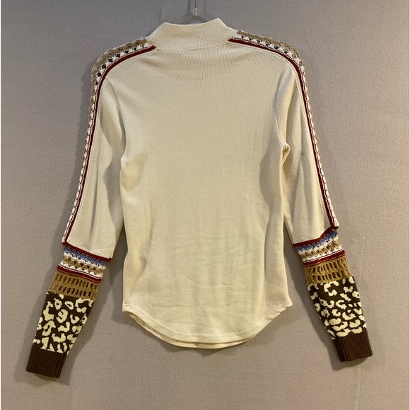 Free People Switch Up Cuff Thermal Top - Picture 3 of 8